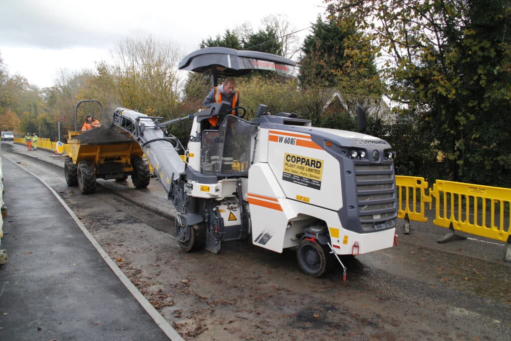 Concrete road paving machine Hire Camden