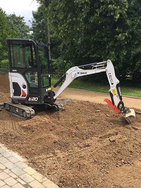 Soil levelling machine Hire Camden