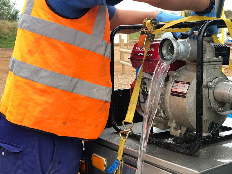 Water pumping station Hire Camden